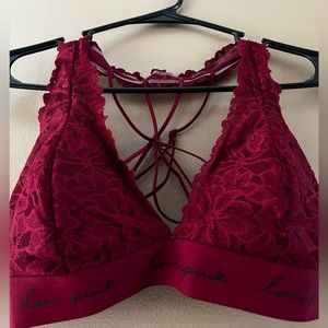 Victoria’s Secret Love Pink Lace Bralette